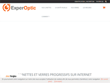 Tablet Screenshot of lunettes-experoptic.fr